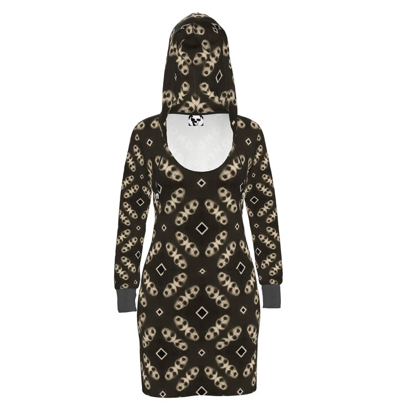 'Ghost Head' Hoodie Dress